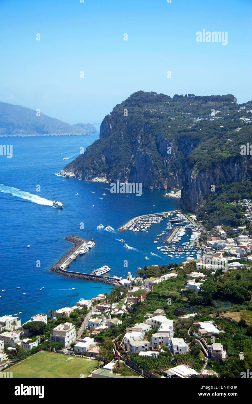 Marina Grande di Capri, Campania, Italia Foto Stock