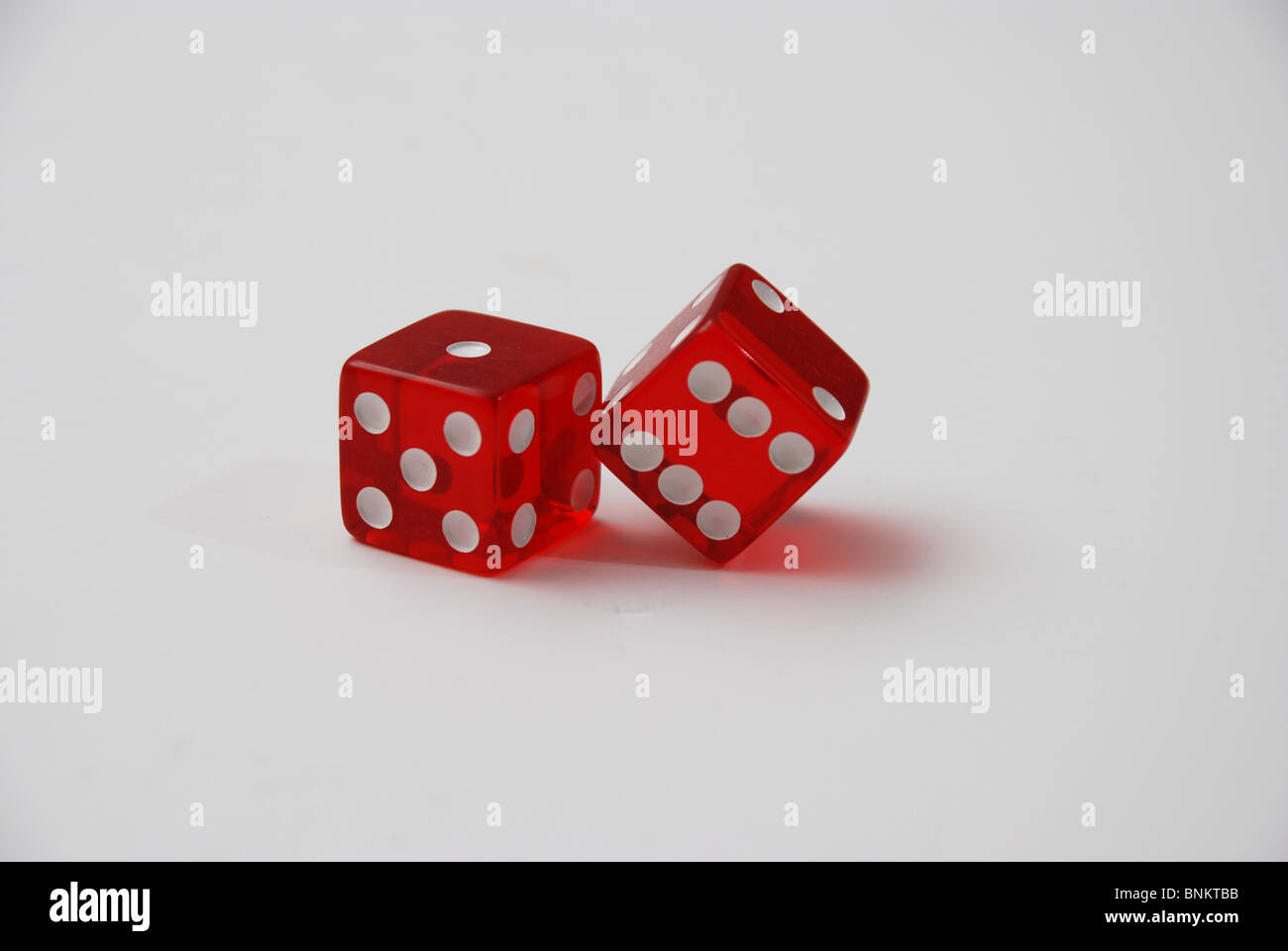 Numero undici dadi Foto Stock