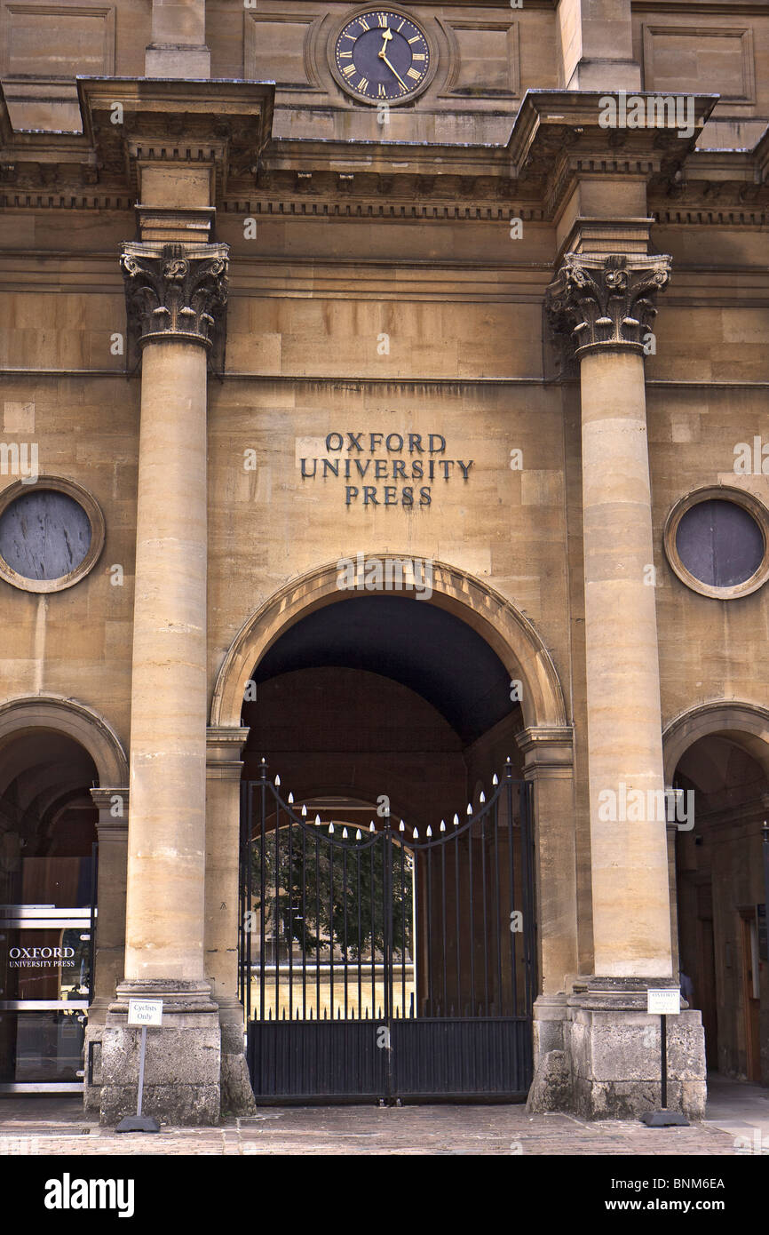 Regno Unito Oxford University Press Building Foto Stock