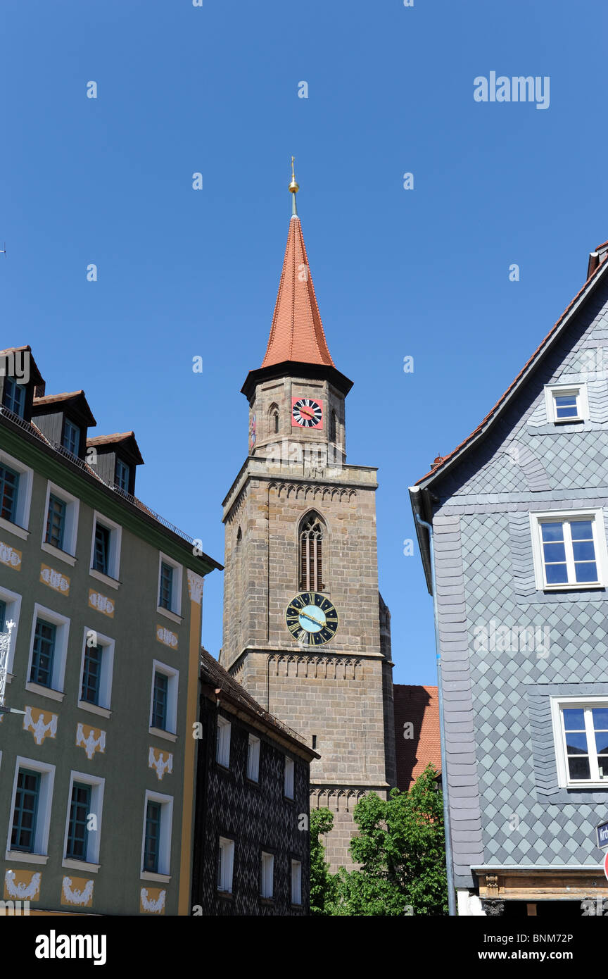 La Furth Pfarrkirche St Michael vicino a Norimberga in Germania Nurnberg Deutschland Europa Foto Stock