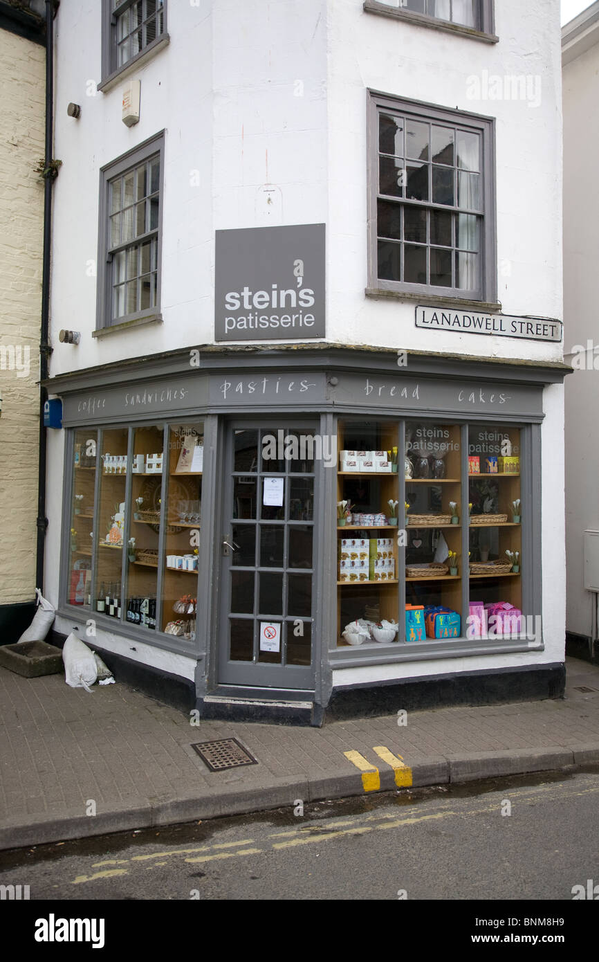 Rick Stein la pasticceria a Padstow,Cornwall,Inghilterra Foto Stock