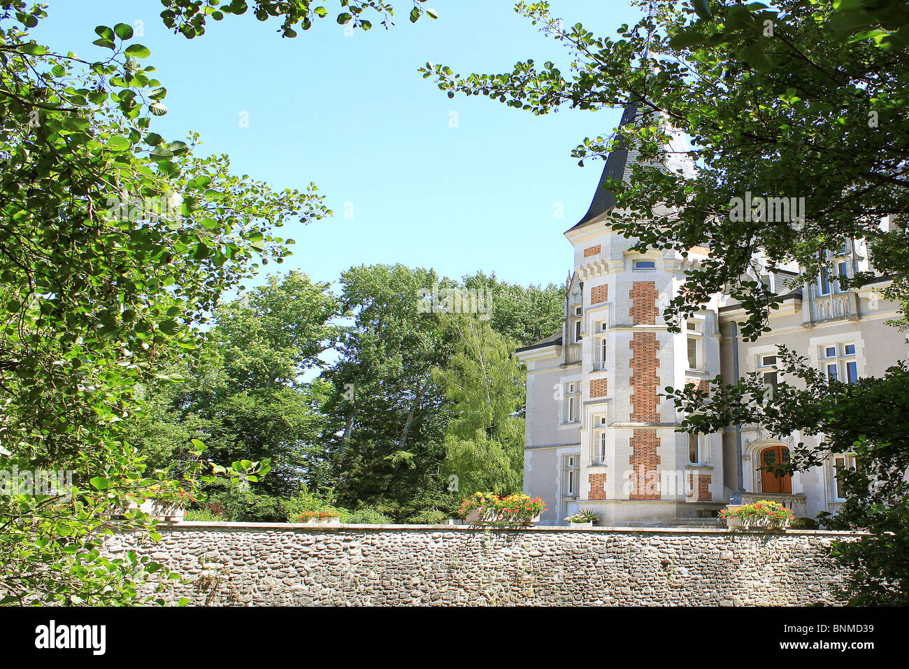 Foto di Castello di Villemandeur Lisledon nel Loiret Foto Stock