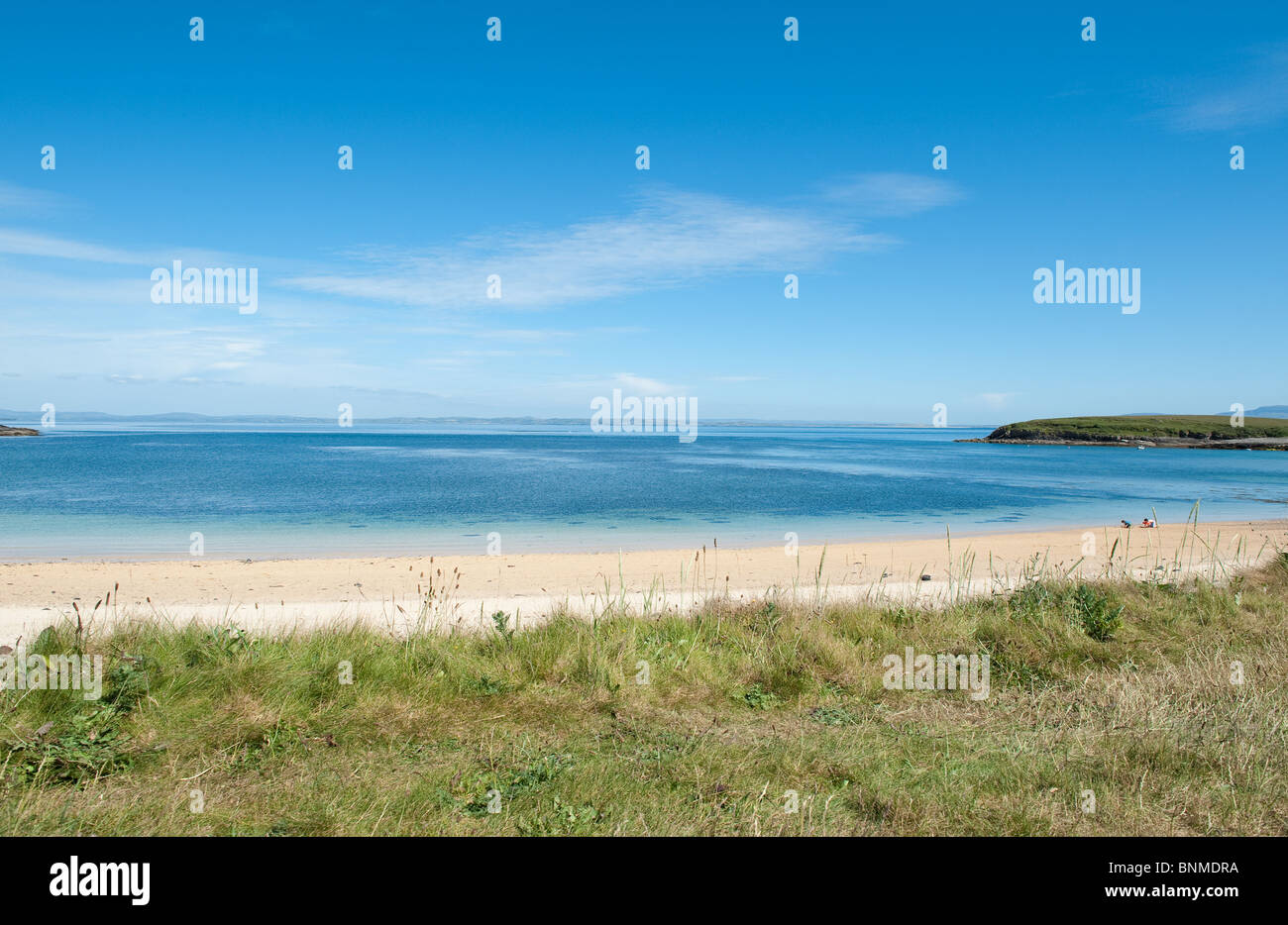 Splendida vista sulla spiaggia e sull'oceano Foto Stock