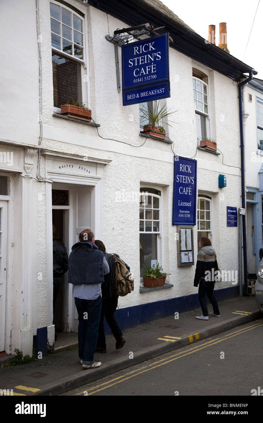 Rick Stein's Cafe a Padstow,Cornwall,Inghilterra Foto Stock