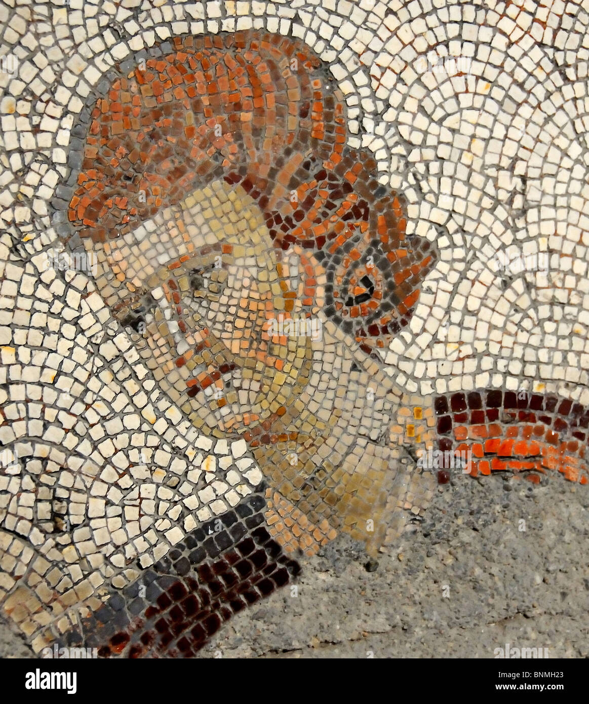 Il mosaico; piastrelle; romano antico;;; bizantino Bisanzio;  Costantinopoli; Arte; artigianali; specialità; grande palazzo; piano;  ritratto; old Foto stock - Alamy