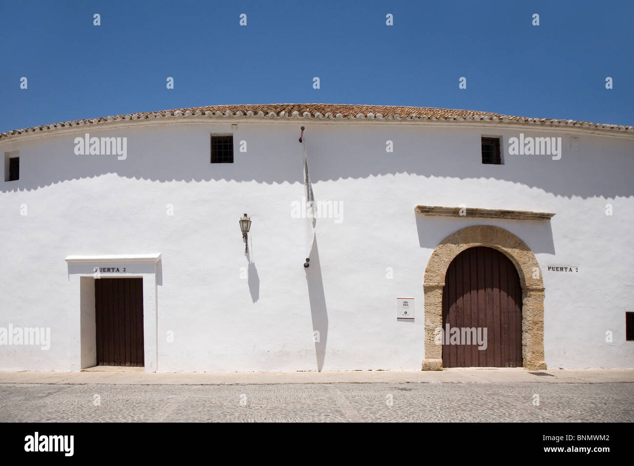 Plaza de toros ronda corrida goyesca Andalusia Spagna Foto Stock