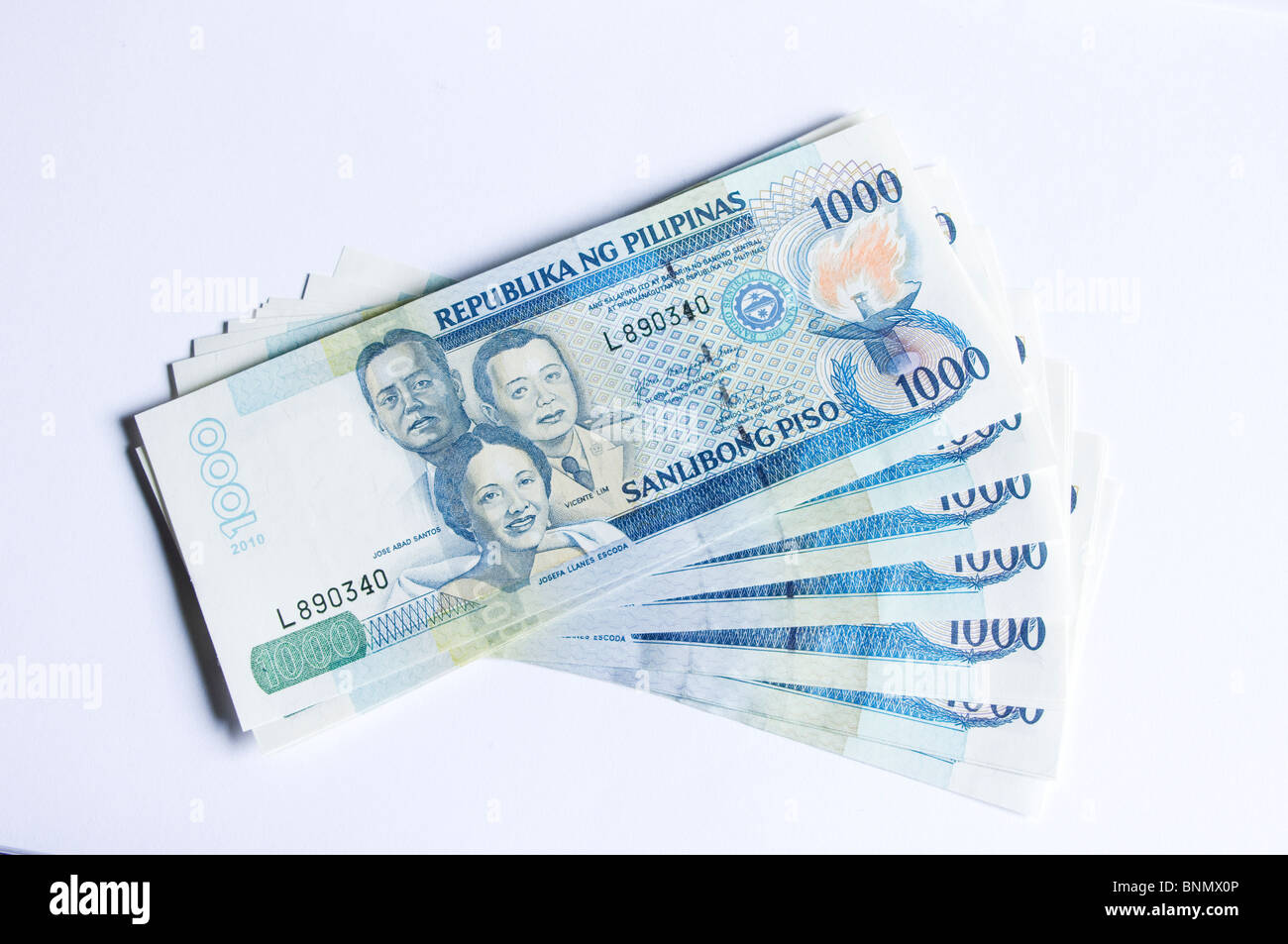 Filippine pesos, asia valuta Foto Stock
