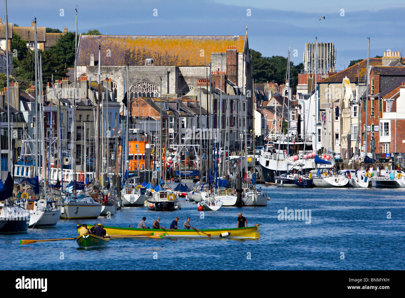 Porto di Weymouth Dorset England Regno unito Gb Foto Stock