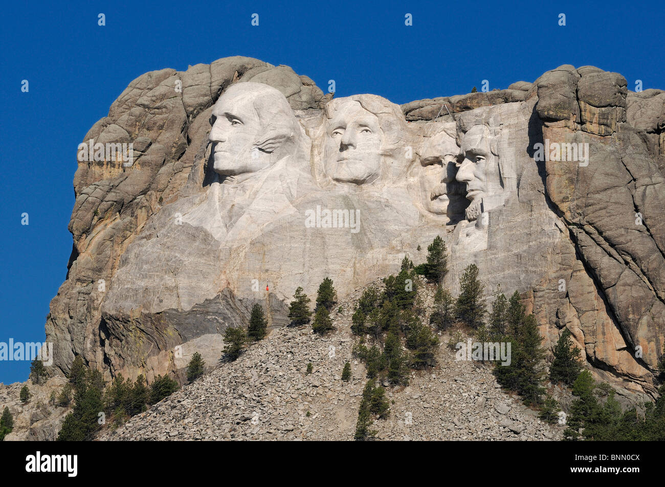 Mt. Rushmore National Memorial Black Hills South Dakota USA capi presidente scultura Foto Stock