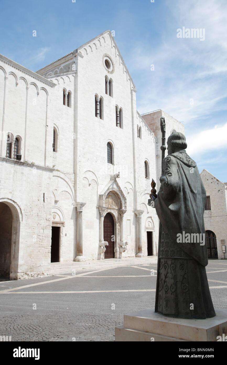La chiesa di San Nicola e San Nicola di Bari, Puglia, Italia Foto Stock