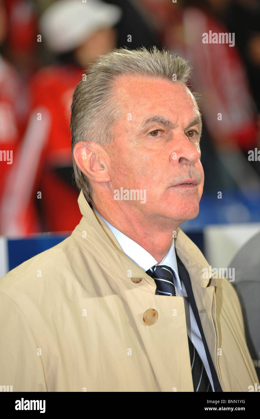 Ottmar Hitzfeld allenatore di calcio coach Svizzera squadra nazionale di calcio 2009, calcio Foto Stock