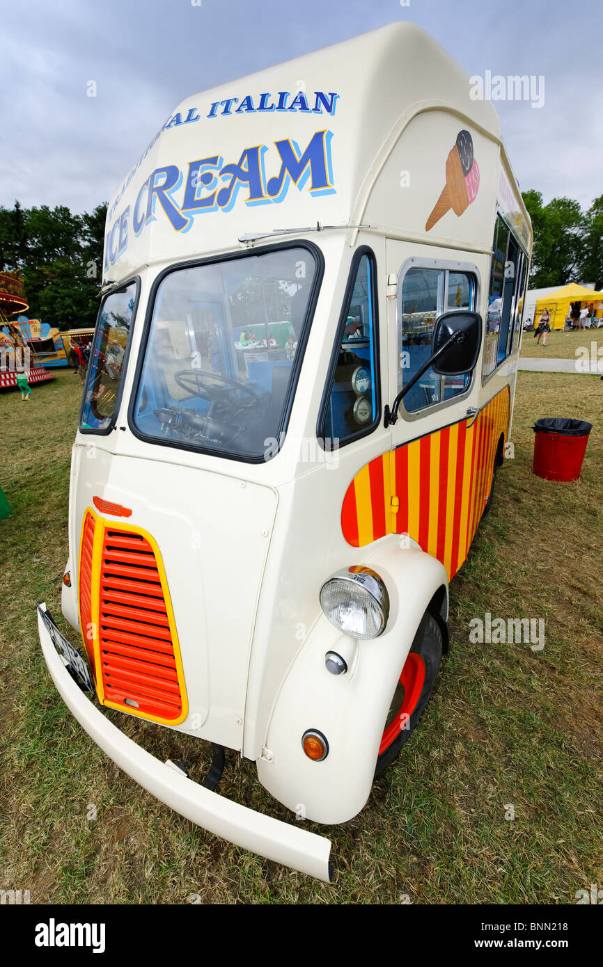 Furgone del gelato Foto Stock
