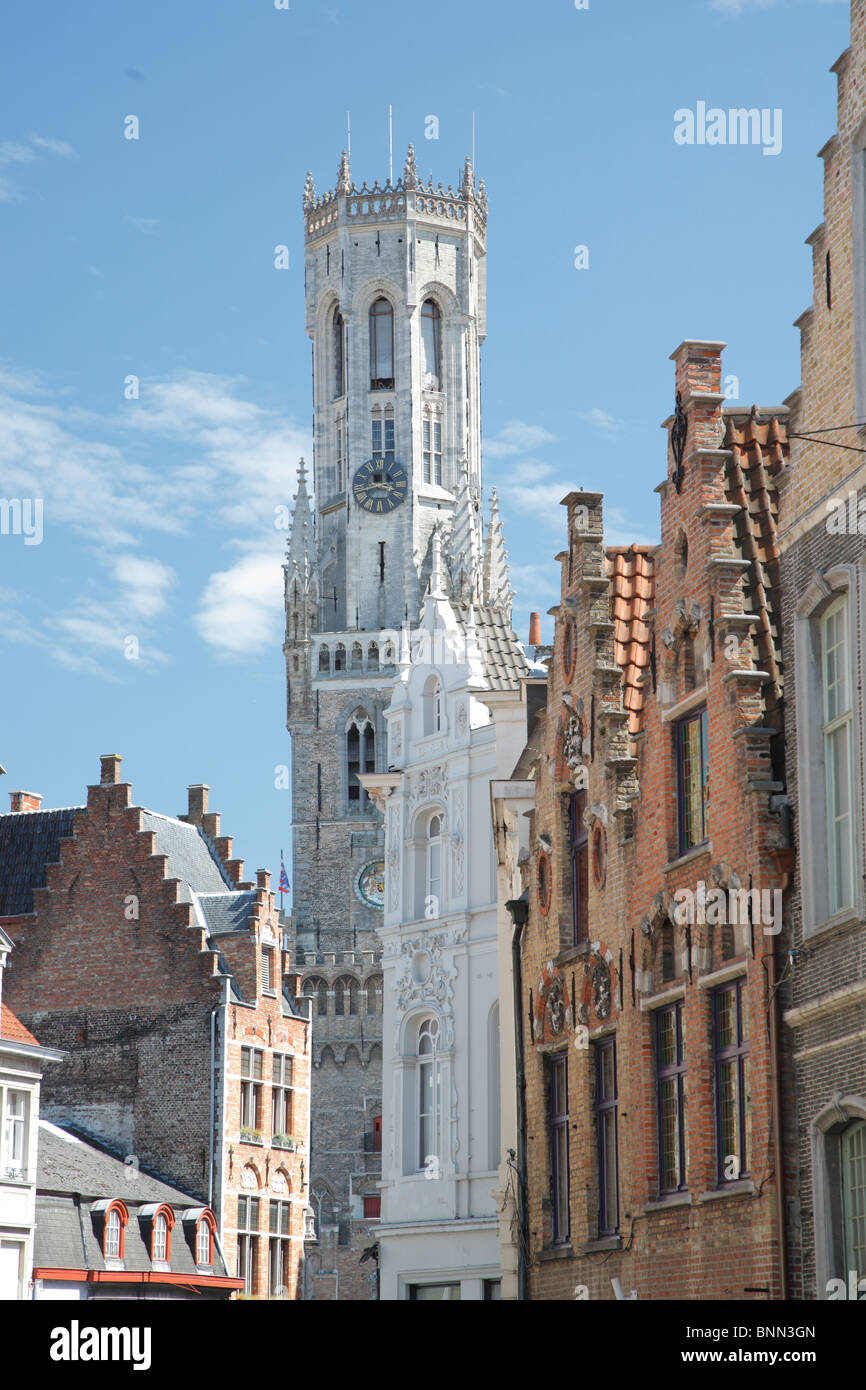 Strade di Bruges Bruges, Belgio Foto Stock