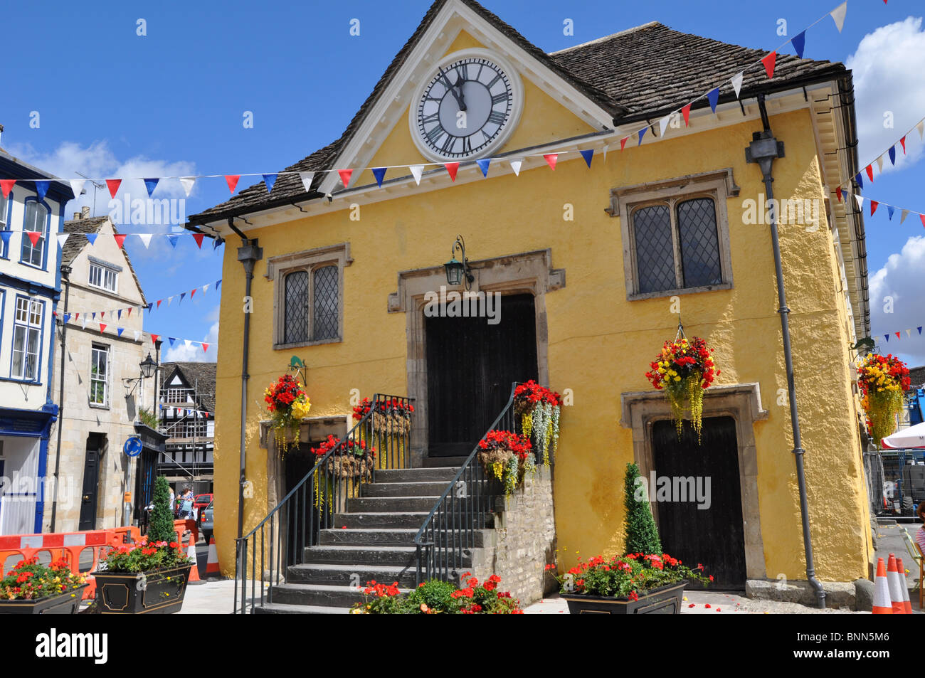 Market Hall Tetbury, Gloucestershire, Cotswolds Foto Stock