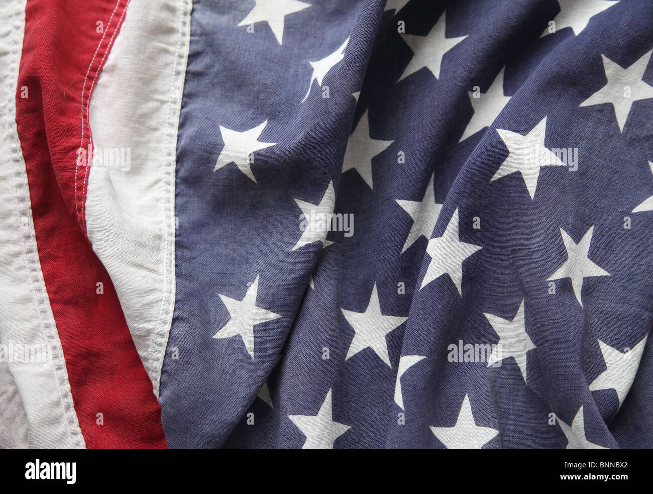 Vecchia bandiera americana utile per uno sfondo Foto Stock