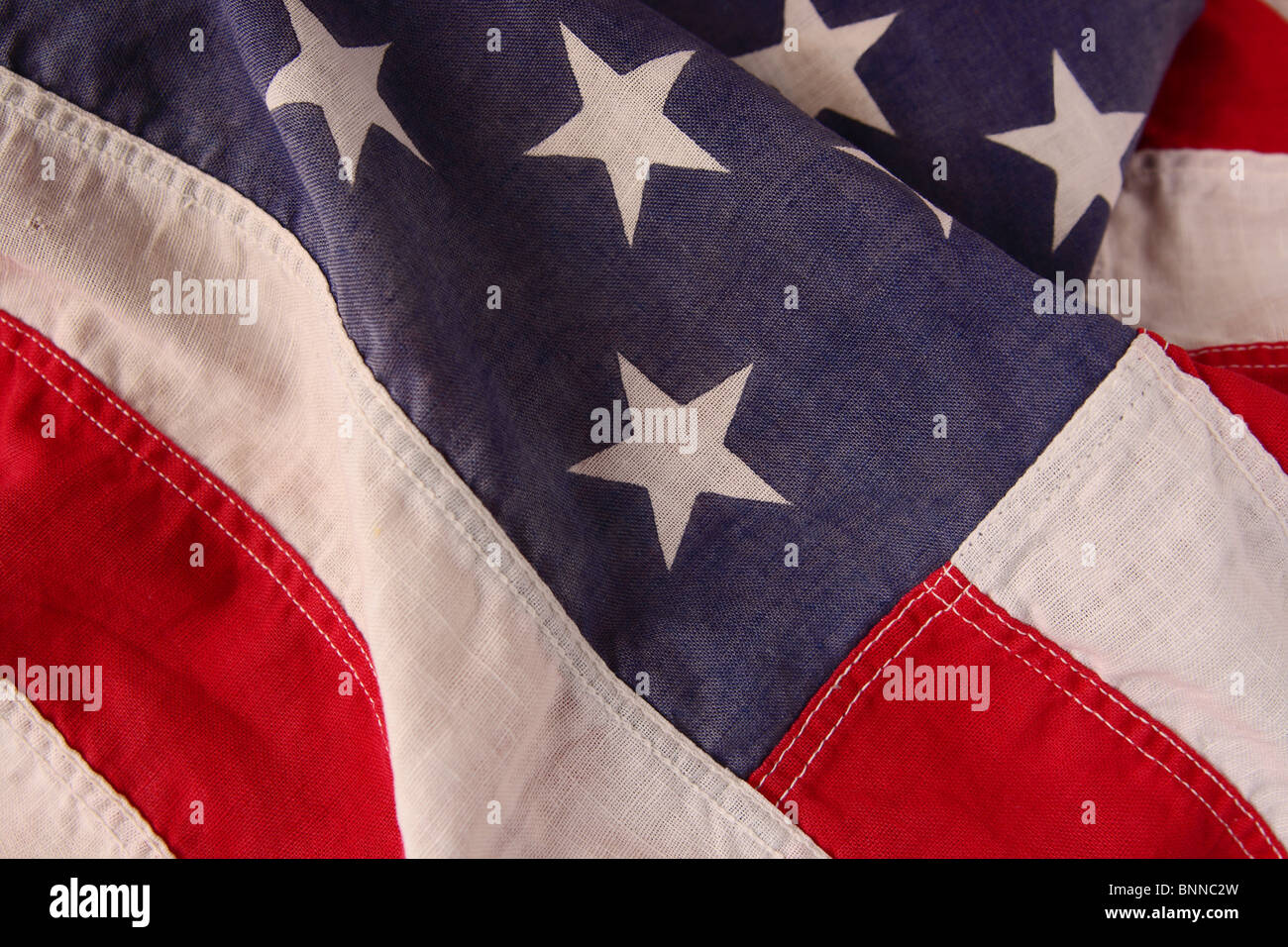Vecchia bandiera americana utile per uno sfondo Foto Stock