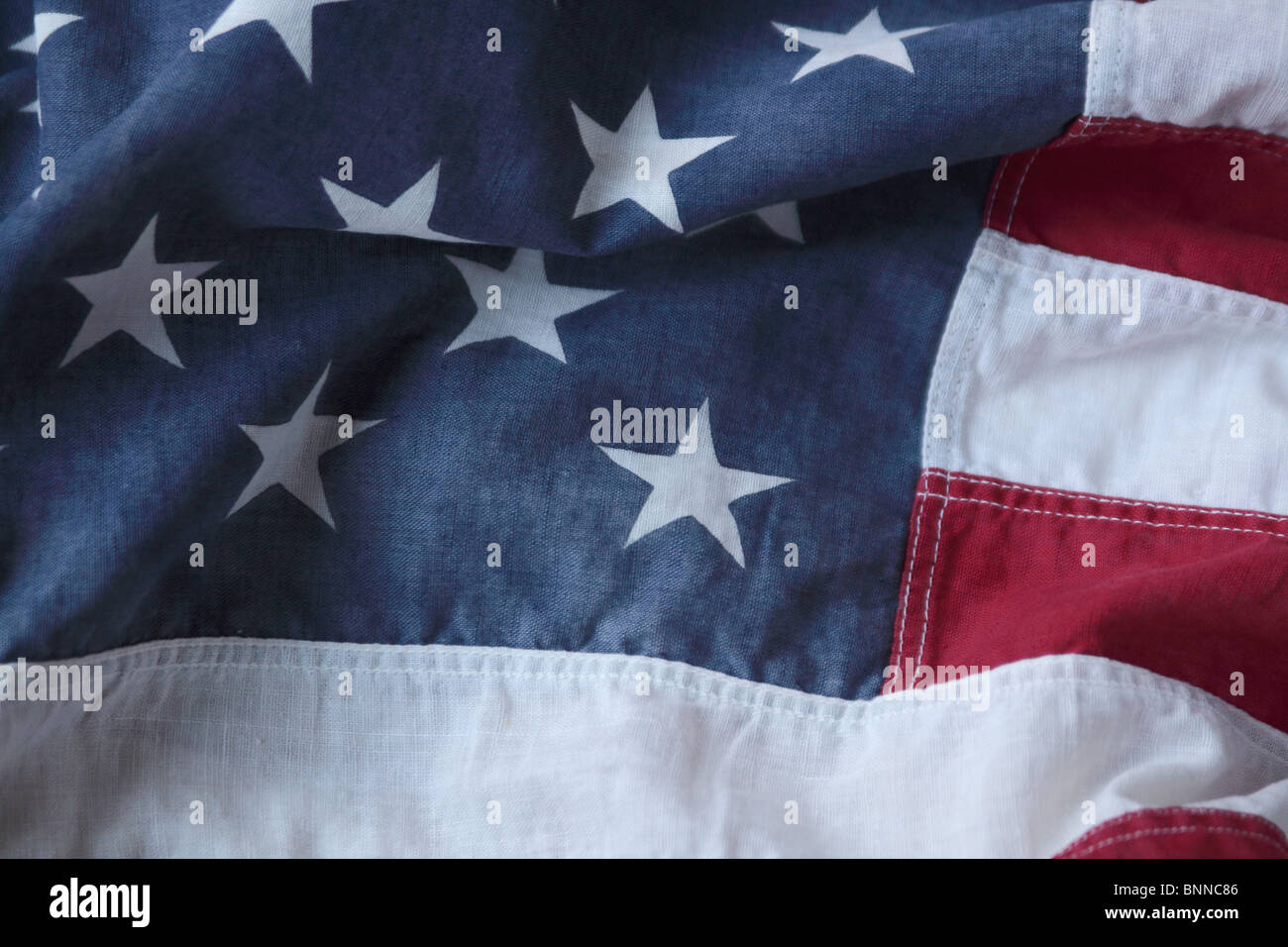 Vecchia bandiera americana utile per uno sfondo Foto Stock