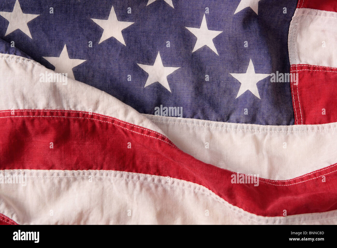 Vecchia bandiera americana utile per uno sfondo Foto Stock