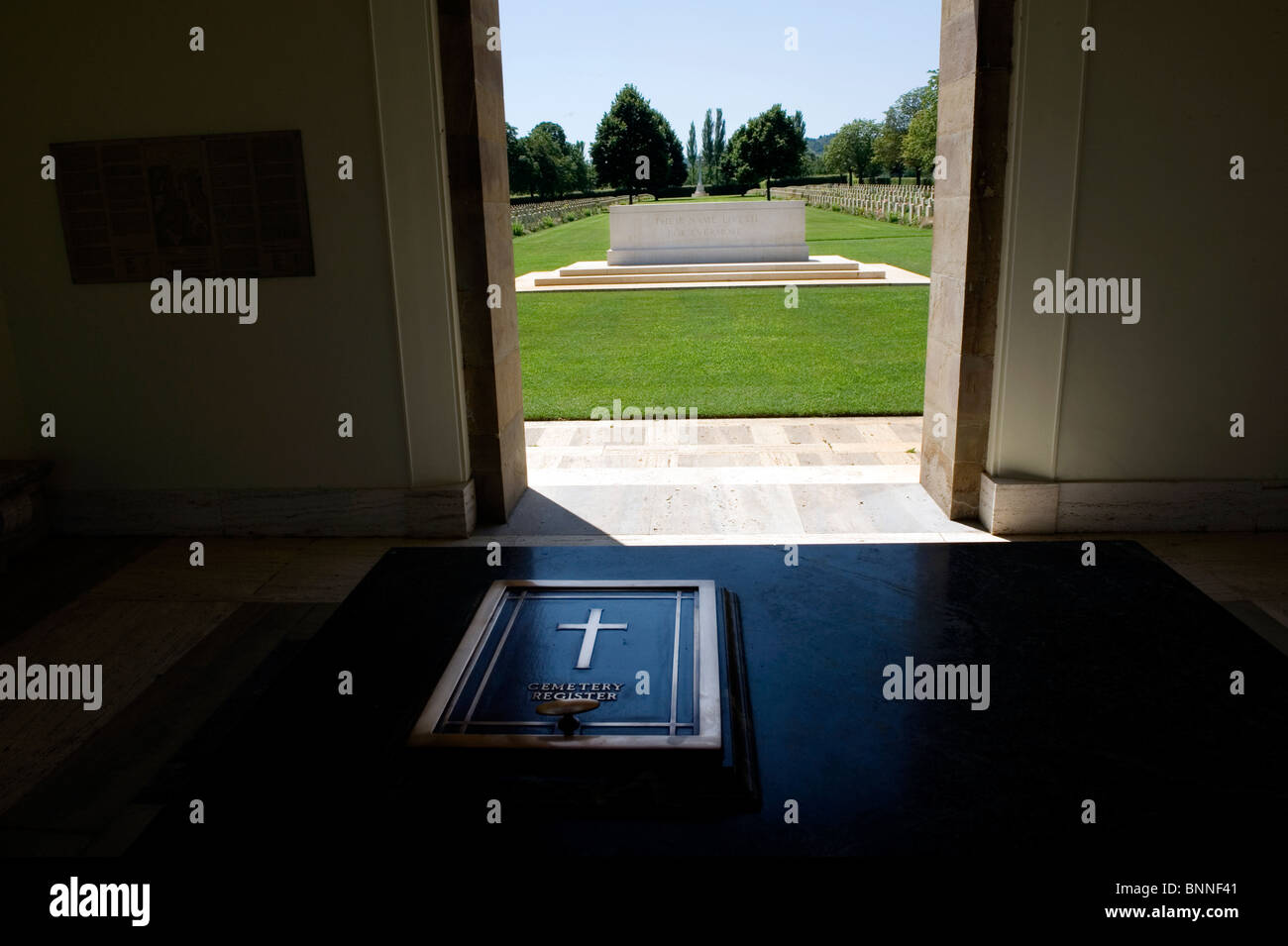 Commonwealth War Graves cimitero di Arezzo,Toscana, Italia.-2010. Foto Stock