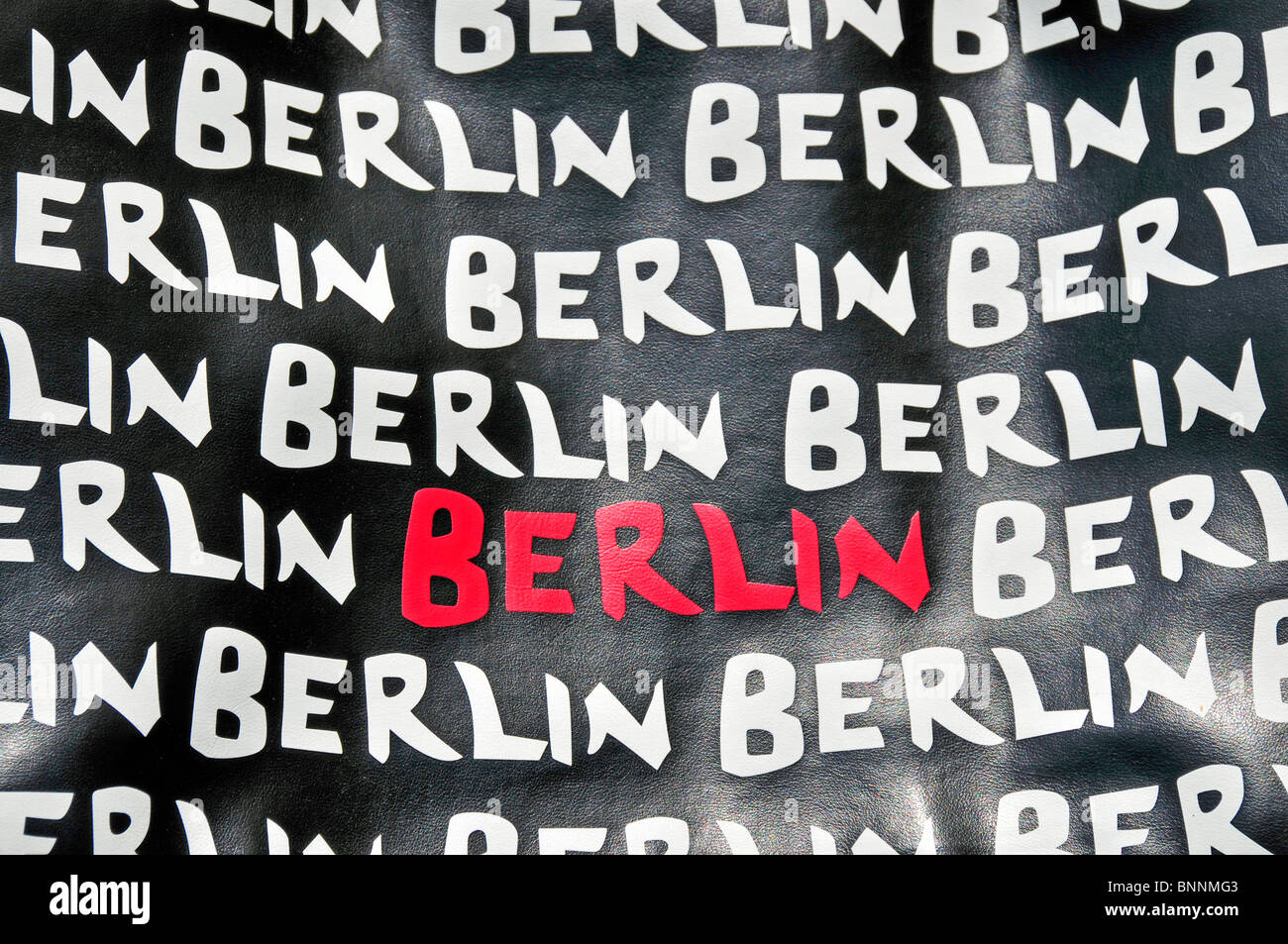 Berlin eye-catcher business Germania Europa business scambi commerciali commercio consumo di sfondo pubblicità corsa rosso Foto Stock