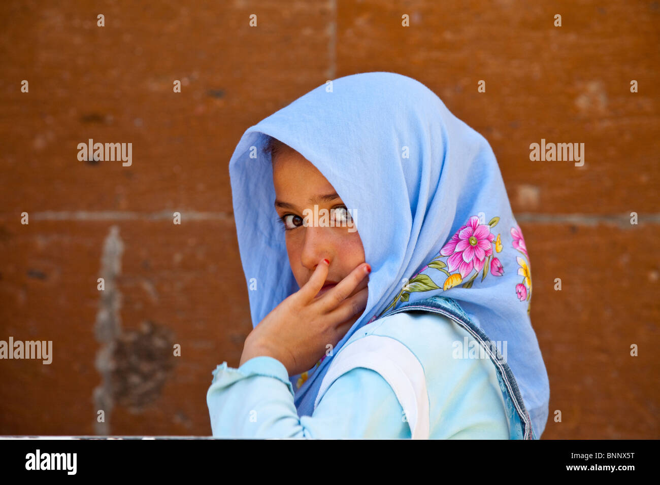 Giovane ragazza in Van, Turchia Foto Stock