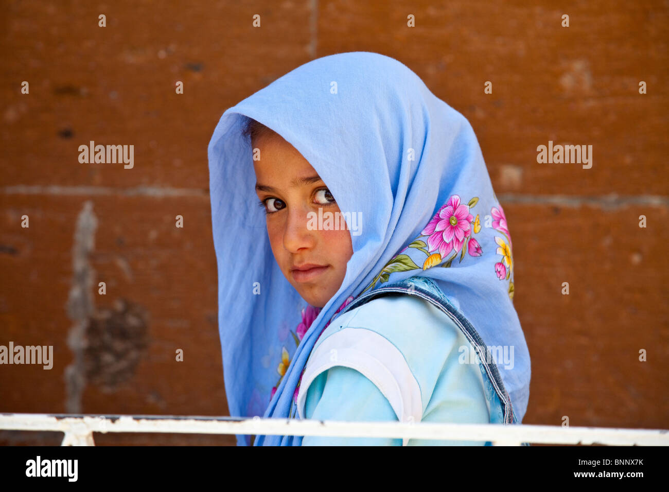 Giovane ragazza in Van, Turchia Foto Stock