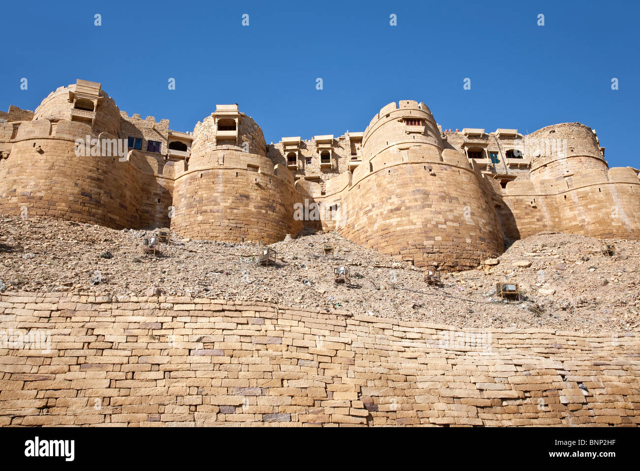 Jaisalmer Fort. Il Rajasthan. India Foto Stock