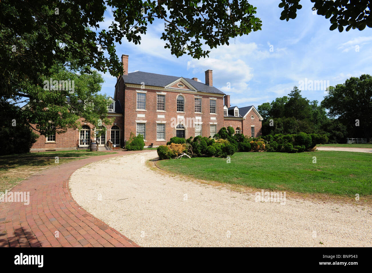 Stati Uniti Virginia VA Fairfax County storica tenuta Woodlawn Plantation House home Foto Stock