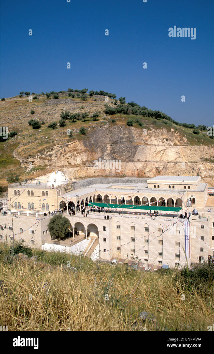 I Drusi pellegrinaggio a Nabi Shueib Foto Stock
