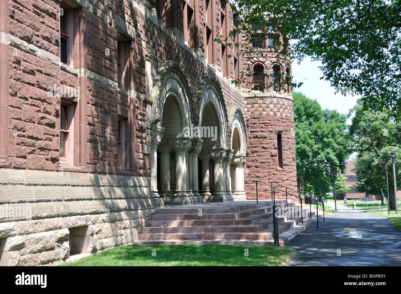 La scuola di legge presso la Harvard University di Cambridge, Massachusetts, STATI UNITI D'AMERICA Foto Stock