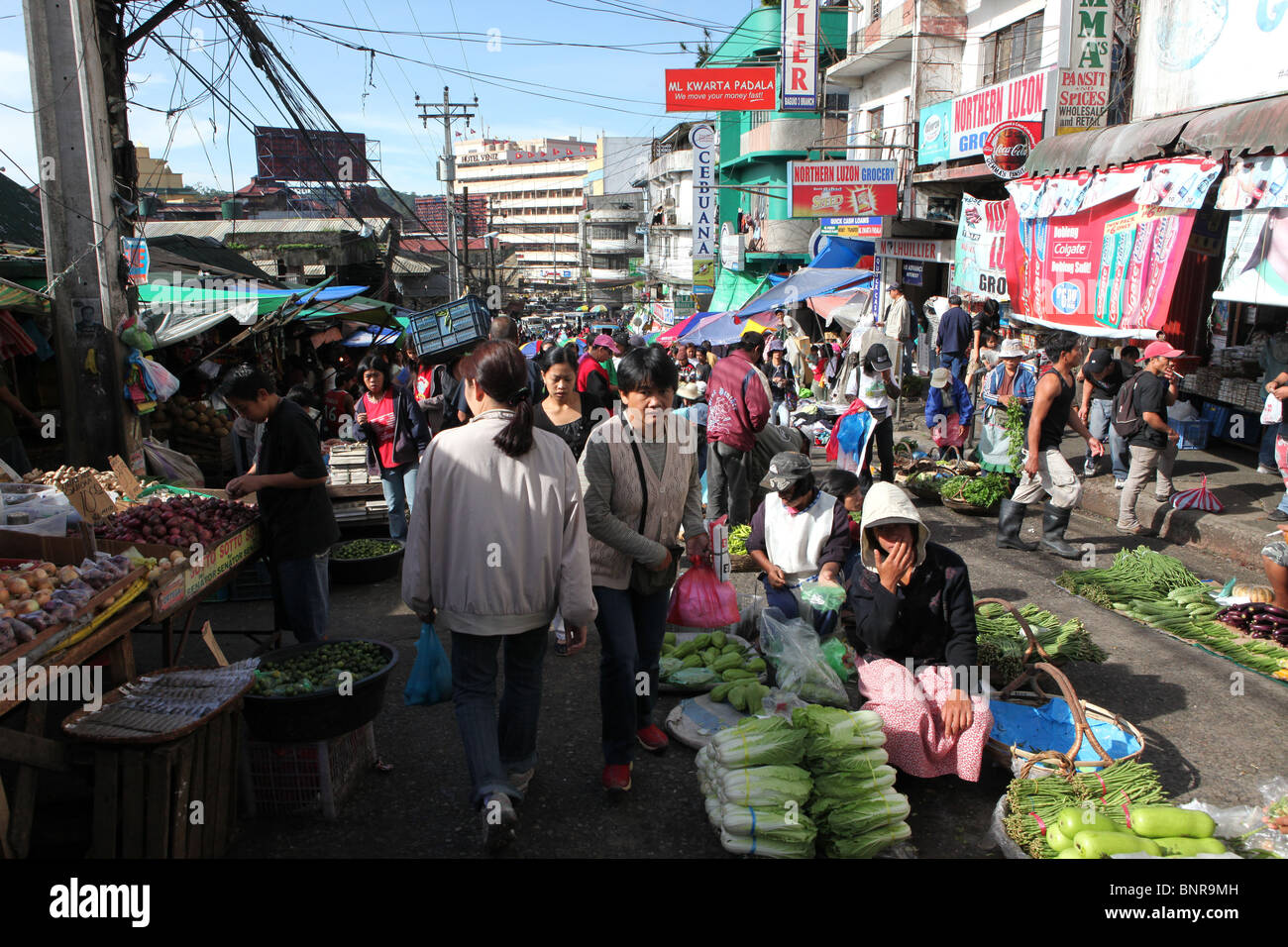 Mercato filippino Foto Stock