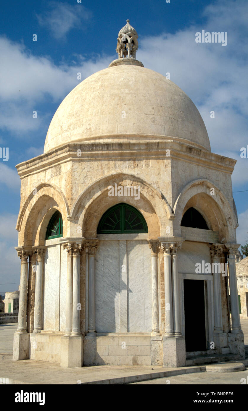 Israele, Gerusalemme la città vecchia. Una cupola al Haram esh-Sharif Foto Stock