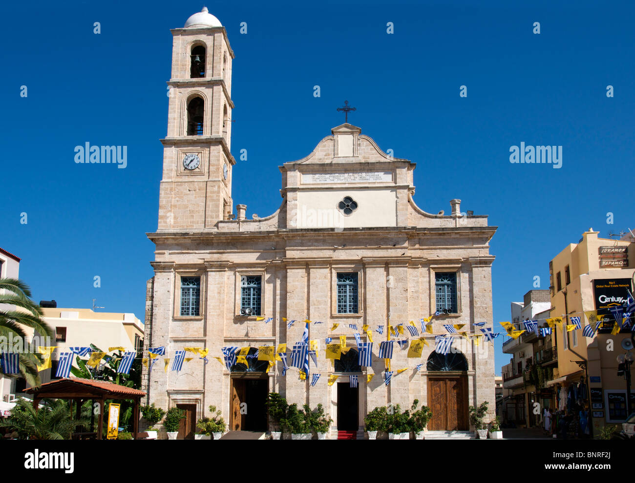 Cattedrale Trimartyri Chania a nord-ovest di Creta Grecia Foto Stock