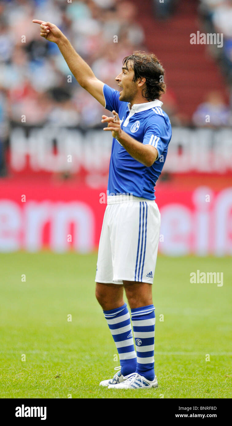 RAUL, il giocatore per la Bundesliga tedesca Club Schalke 04 Foto Stock