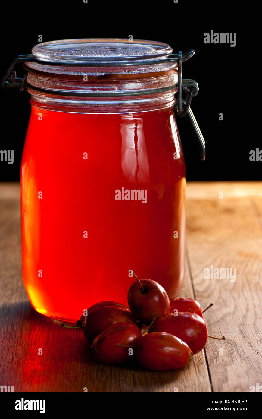 Crab Apple jelly Foto Stock