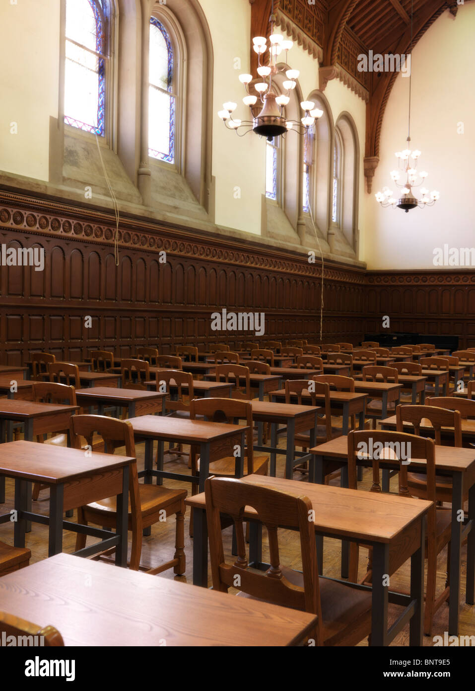Victorian aula magna. Auditorium di grandi dimensioni dell'Università di Toronto. In Canada. Foto Stock