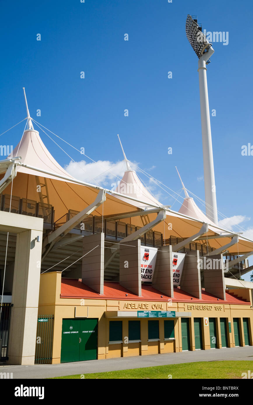 L'Adelaide Oval Cricket Ground. Adelaide, South Australia, Australia. Foto Stock