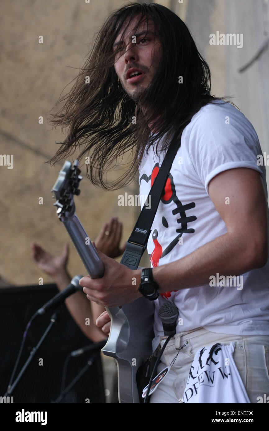 Andrew WK @ 2010 Vans warped tour Foto Stock