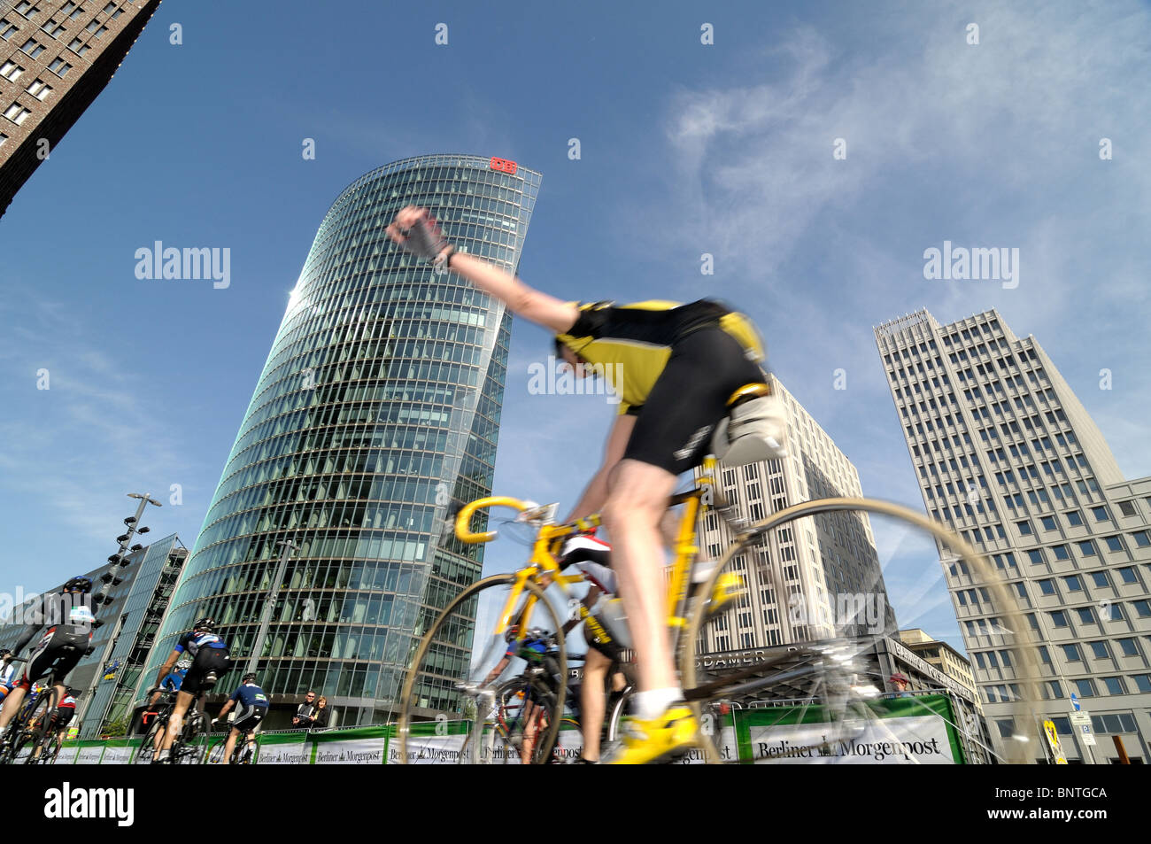 Il primo Velothon a Berlino, Germania Foto Stock