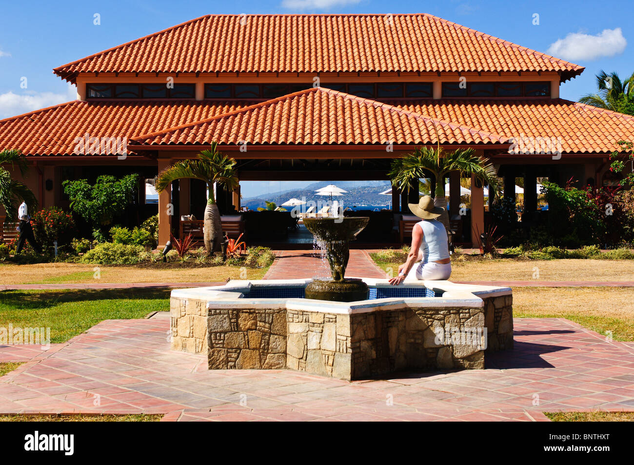 LaSource Resort Beach, Grenada, Isole Windward, Caraibi. Foto Stock