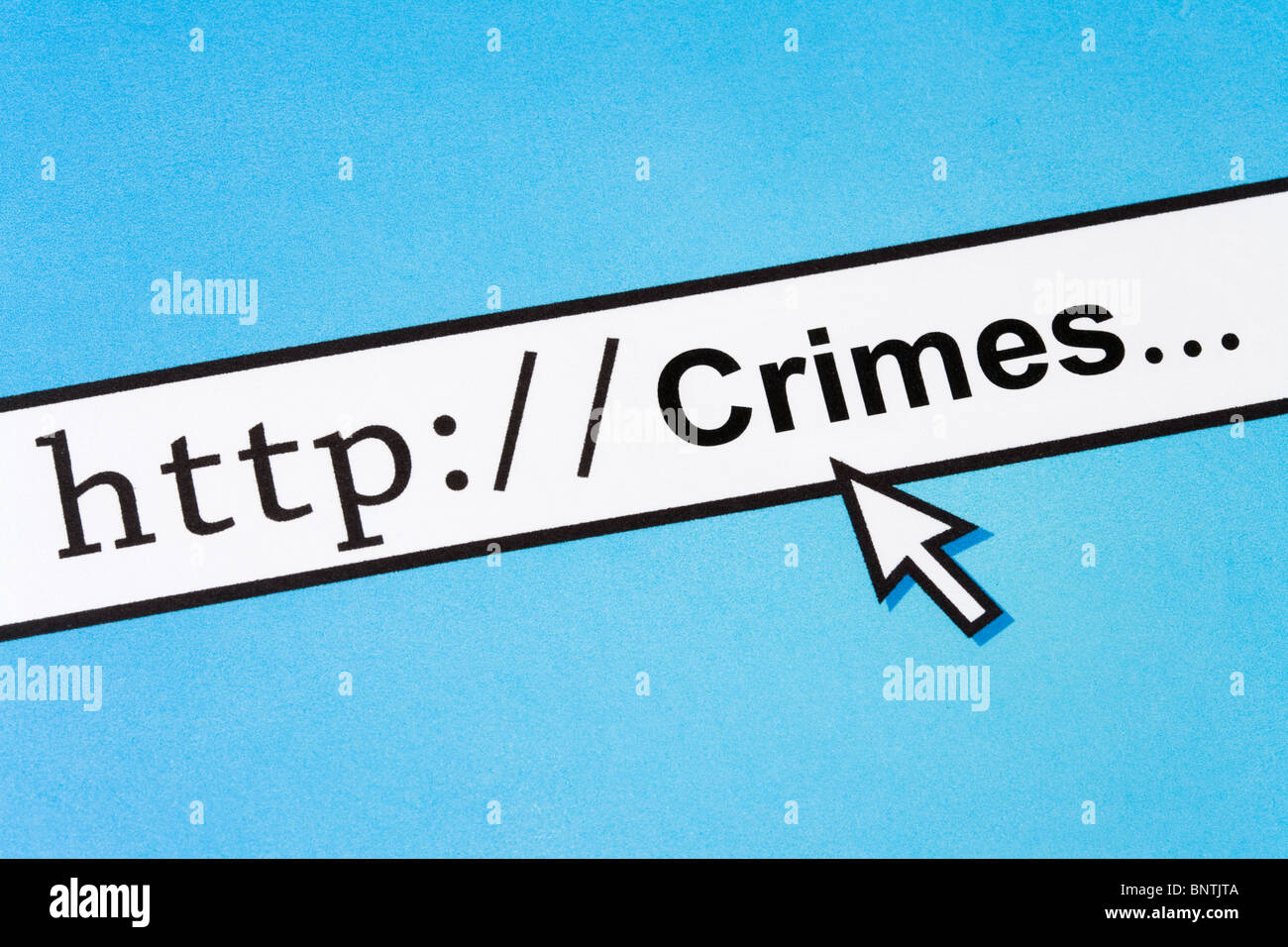Sullo schermo del computer, il concetto di crimini online, questioni sociali Foto Stock