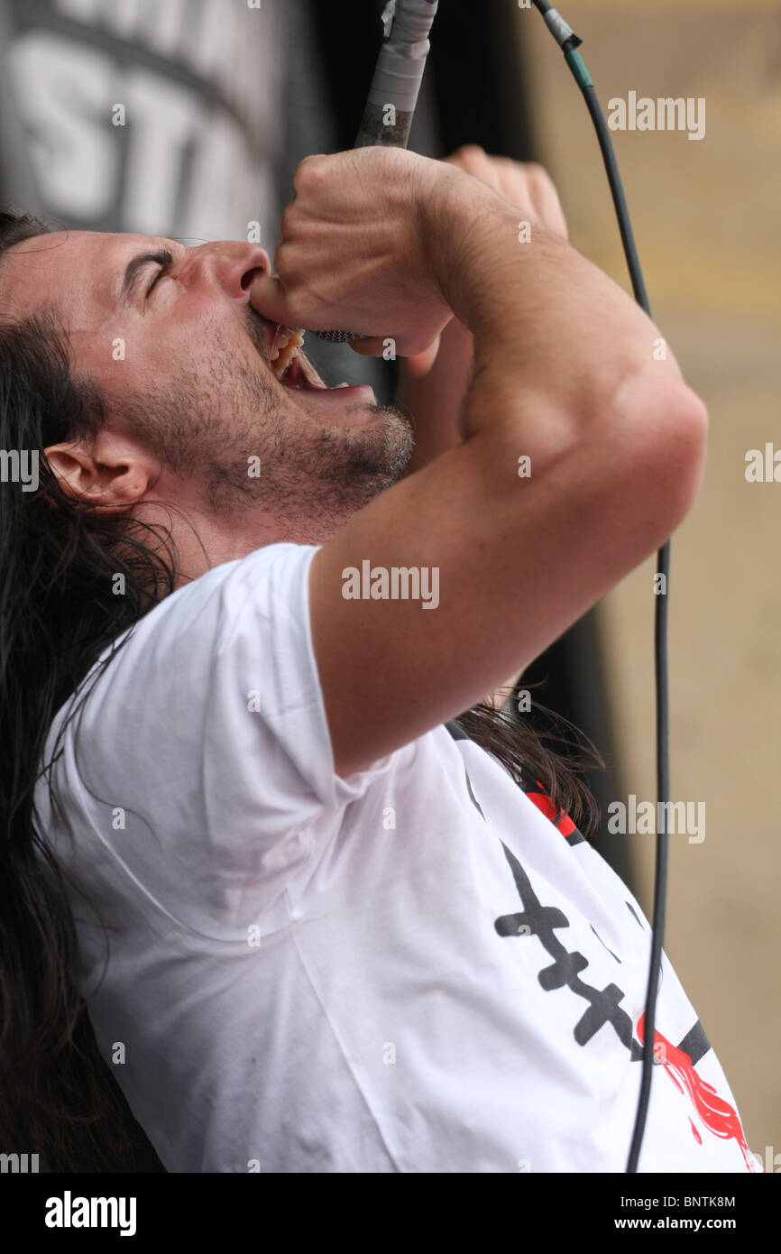 Andrew WK @ 2010 Vans warped tour Foto Stock
