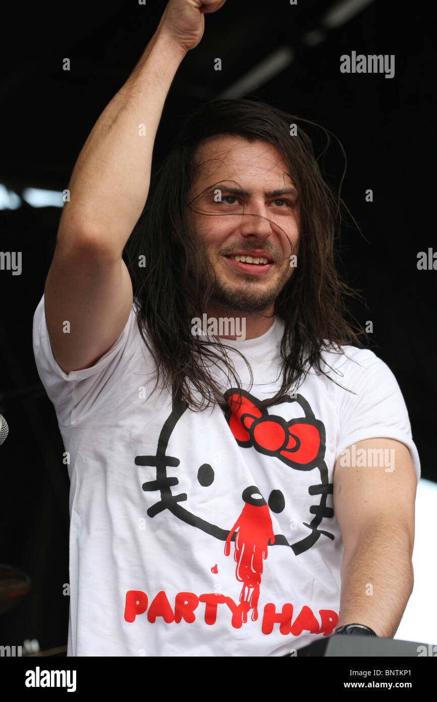 Andrew WK @ 2010 Vans warped tour Foto Stock