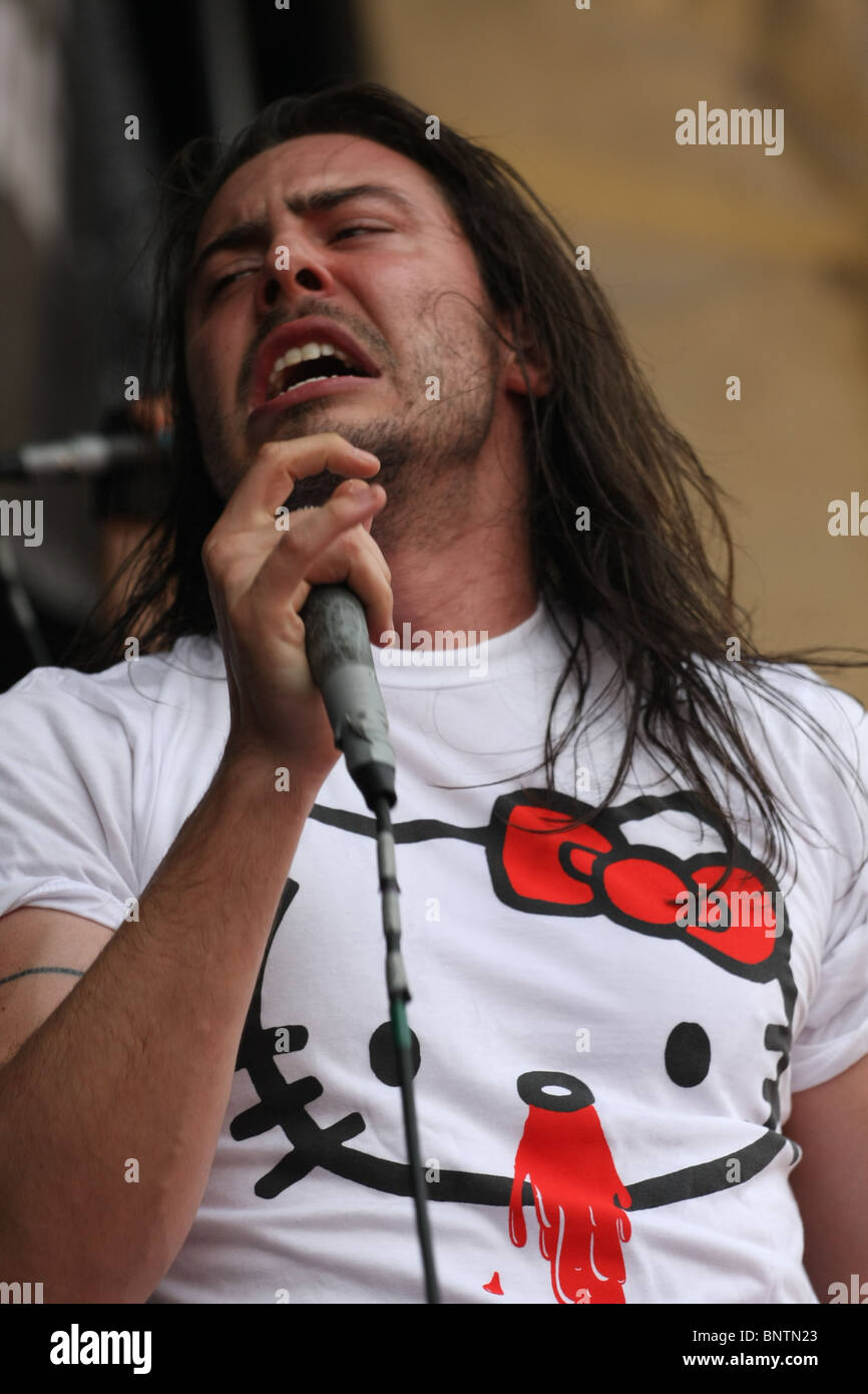 Andrew WK @ 2010 Vans warped tour Foto Stock