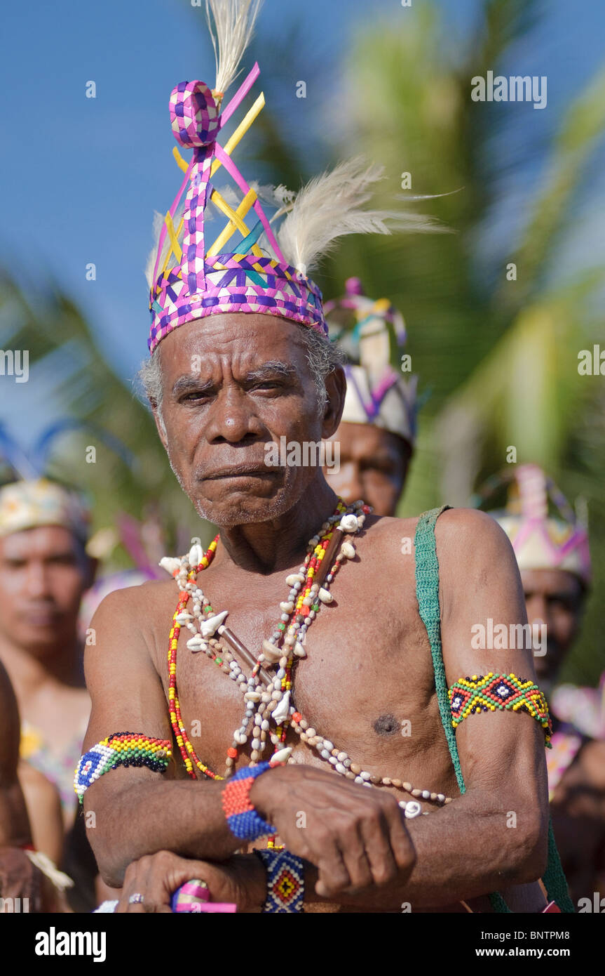 Salawati Danza della Papua Foto Stock