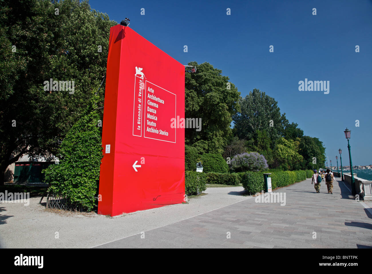 Biennale di Venezia ingresso Foto Stock