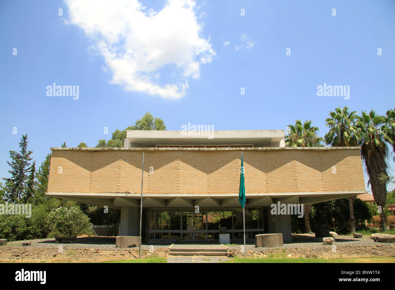 Israele, Galilea superiore, il Museo Archeologico di Hatzor a kibbutz Ayelet Hashachar Foto Stock