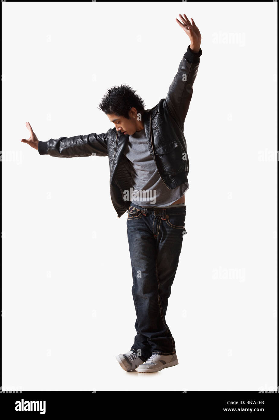 Maschio di hip hop dancer Foto Stock