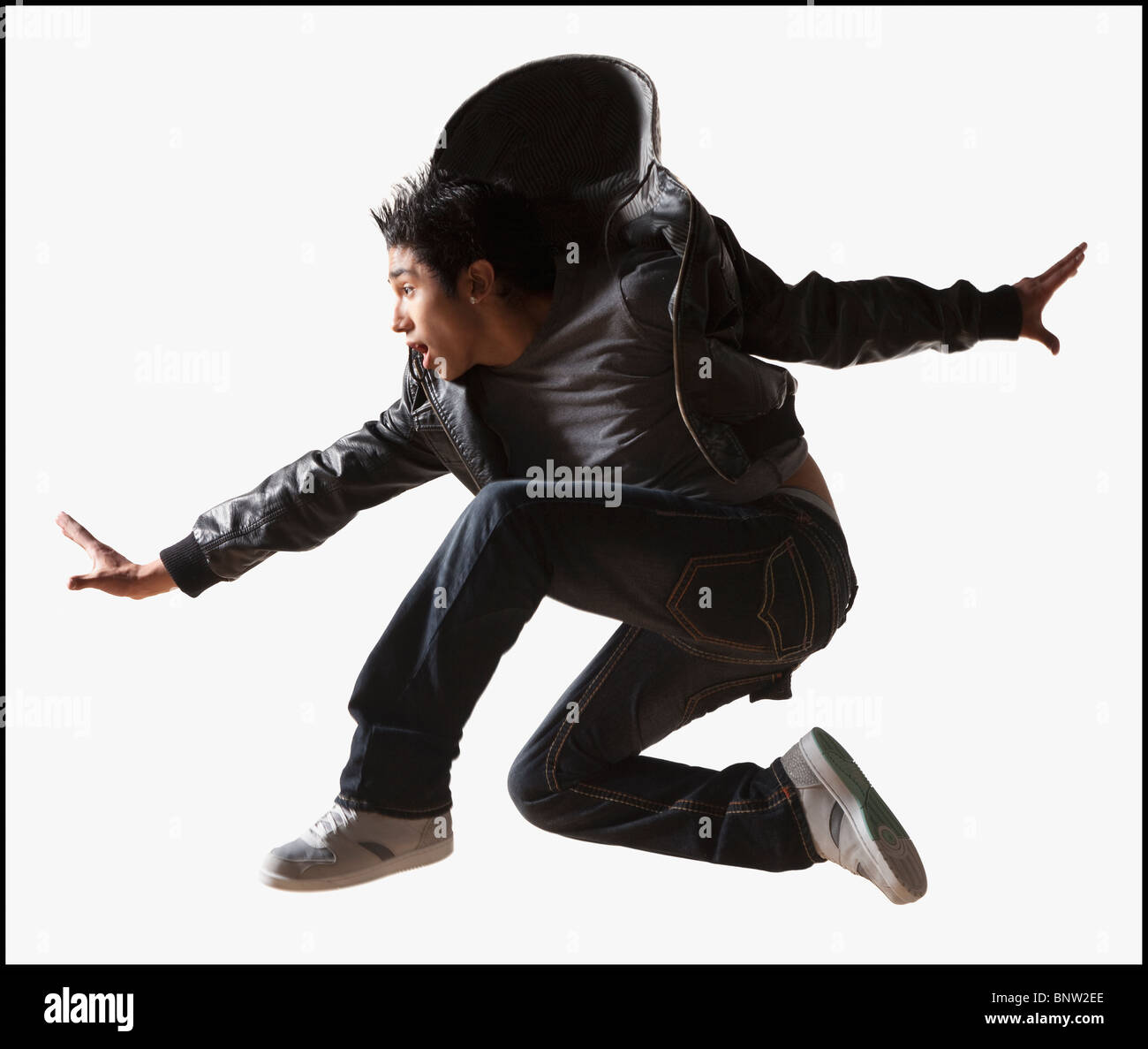 Maschio di hip hop dancer Foto Stock