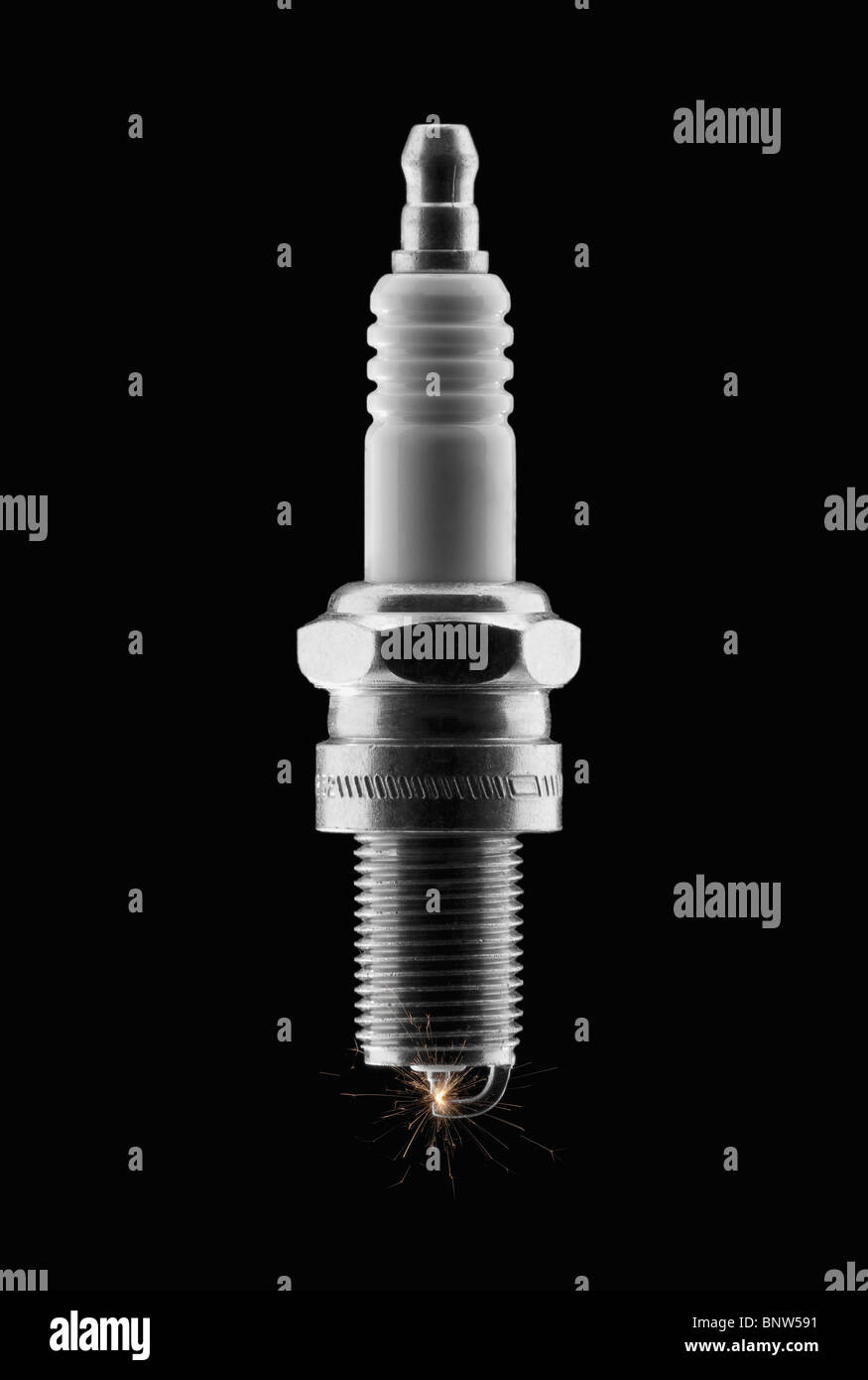 Candela illuminata Foto Stock